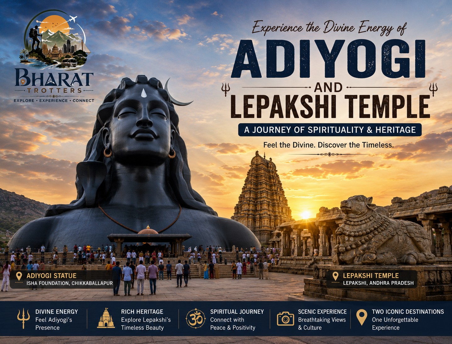 Adiyogi And Lepakshi Temple One Day Trip photo 1