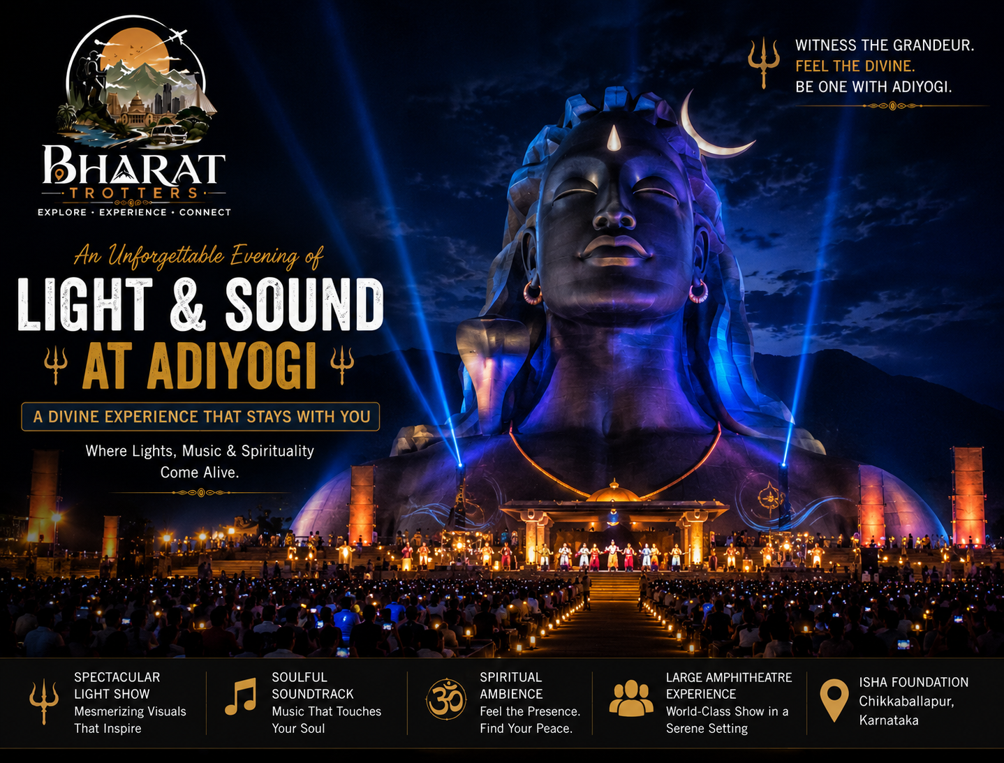 Adiyogi Light Show and Nandi Hills photo 2